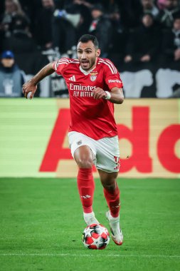 Torino, İtalya. 29 Ocak 2025. UEFA Şampiyonlar Ligi. Juventus Benfica 'ya karşı 0-2. Vangelis Pavlidis, Benfica.