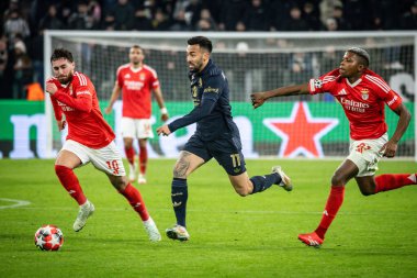Torino, İtalya. 29 Ocak 2025. UEFA Şampiyonlar Ligi. Juventus Benfica 'ya karşı 0-2. Nico Gonzalez, Juventus.