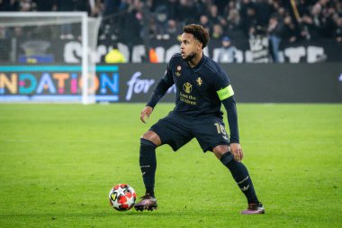 Torino, İtalya. 29 Ocak 2025. UEFA Şampiyonlar Ligi. Juventus Benfica 'ya karşı 0-2. Weston Mckennie, Juventus.