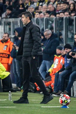 Torino, İtalya. 29 Ocak 2025. UEFA Şampiyonlar Ligi. Juventus Benfica 'ya karşı 0-2. Bruno Lage, Koç Benfica..