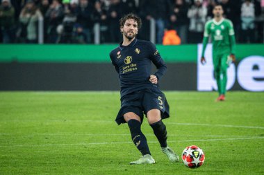 Torino, İtalya. 29 Ocak 2025. UEFA Şampiyonlar Ligi. Juventus Benfica 'ya karşı 0-2. Manuel Locatelli, Juventus.