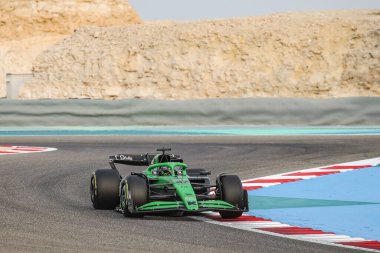 Sakhir, Bahreyn. 26-28 Şubat 2025. FIA F1 Dünya Şampiyonası 2025. Sezon Öncesi Testi. Nico Hulkenberg, Sauber 'i tekmele..