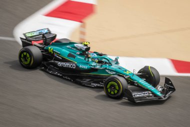 Sakhir, Bahreyn. 26-28 Şubat 2025. FIA F1 Dünya Şampiyonası 2025. Sezon Öncesi Testi. Fernando Alonso, Aston Martin..