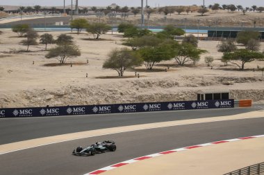 Sakhir, Bahreyn. 26-28 Şubat 2025. FIA F1 Dünya Şampiyonası 2025. Sezon Öncesi Testi. Kimi Antonelli, Mercedes.