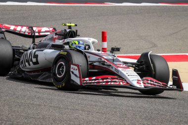 Sakhir, Bahreyn. 26-28 Şubat 2025. FIA F1 Dünya Şampiyonası 2025. Sezon Öncesi Testi. Oliver Bearman, Haas..
