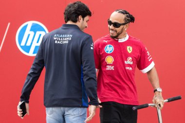 Sakhir, Bahreyn. 26-28 Şubat 2025. FIA F1 Dünya Şampiyonası 2025. Sezon Öncesi Testi. Lewis Hamilton, Ferrari.