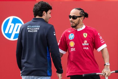 Sakhir, Bahreyn. 26-28 Şubat 2025. FIA F1 Dünya Şampiyonası 2025. Sezon Öncesi Testi. Lewis Hamilton, Ferrari.