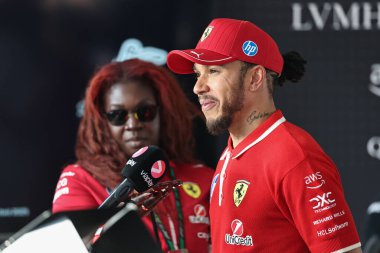 Şangay, Çin. 21-23 Mart 2025, Şangay Uluslararası Pist, F1 Dünya Şampiyonası 2025. Çin Grand Prix 'si. #44 Lewis HAMILTON, GBR, Scuderia Ferrari HP, Ferrari SF-25.