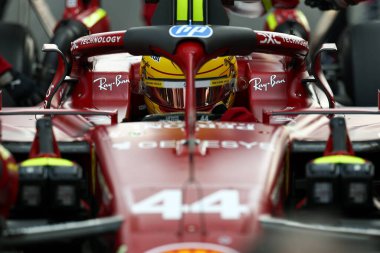Şangay, Çin. 21-23 Mart 2025, Şangay Uluslararası Pist, F1 Dünya Şampiyonası 2025. Çin Grand Prix 'si. #44 Lewis HAMILTON, GBR, Scuderia Ferrari HP, Ferrari SF-25.