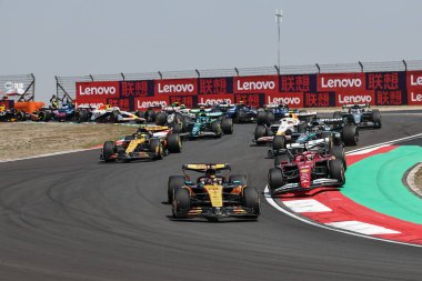 Şangay, Çin. 21-23 Mart 2025, Şangay Uluslararası Pist, F1 Dünya Şampiyonası 2025. Çin Grand Prix 'si. # 81, Oscar PIASTRI, AUS, Mclaren Formula 1 Ekibi, Mclaren-Mercedes MCL39.
