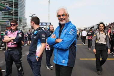 Şangay, Çin. 21-23 Mart 2025, Şangay Uluslararası Pist, F1 Dünya Şampiyonası 2025. Çin Grand Prix 'si. Flavio BRIATORE, İtalyan teknik direktör, BWT Alpine F1 takımının danışmanı..