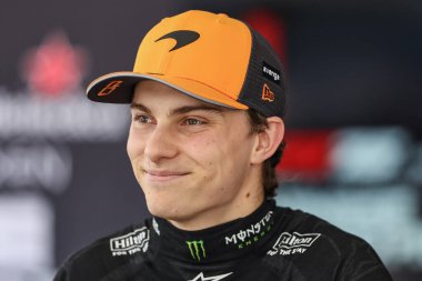 Şangay, Çin. 21-23 Mart 2025, Şangay Uluslararası Pist, F1 Dünya Şampiyonası 2025. Çin Grand Prix 'si. # 81, Oscar PIASTRI, AUS, Mclaren Formula 1 Ekibi, Mclaren-Mercedes MCL39.