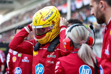 Şangay, Çin. 21-23 Mart 2025, Şangay Uluslararası Pist, F1 Dünya Şampiyonası 2025. Çin Grand Prix 'si. #44 Lewis HAMILTON, GBR, Scuderia Ferrari HP, Ferrari SF-25.