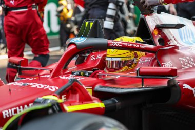 Şangay, Çin. 21-23 Mart 2025, Şangay Uluslararası Pist, F1 Dünya Şampiyonası 2025. Çin Grand Prix 'si. #44 Lewis HAMILTON, GBR, Scuderia Ferrari HP, Ferrari SF-25.