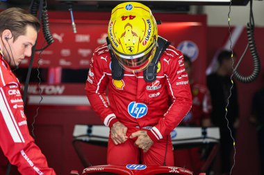 Şangay, Çin. 21-23 Mart 2025, Şangay Uluslararası Pist, F1 Dünya Şampiyonası 2025. Çin Grand Prix 'si. #44 Lewis HAMILTON, GBR, Scuderia Ferrari HP, Ferrari SF-25.