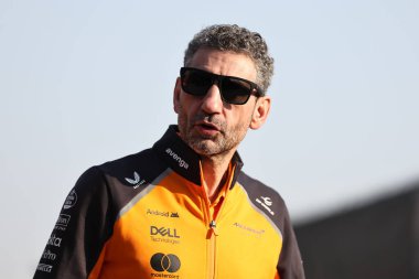 Şangay, Çin. 21-23 Mart 2025, Şangay Uluslararası Pist, F1 Dünya Şampiyonası 2025. Çin Grand Prix 'si. Andrea STELLA, Takım Müdürü Mclaren Formula 1 Ekibi.