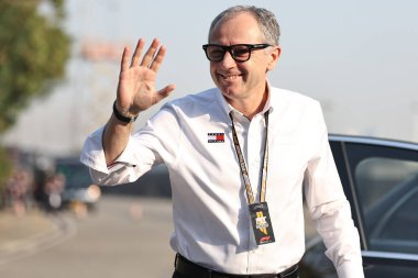 Şangay, Çin. 21-23 Mart 2025, Şangay Uluslararası Pist, F1 Dünya Şampiyonası 2025. Çin Grand Prix 'si. Stefano Domenicali, CEO ve Başkan F1..