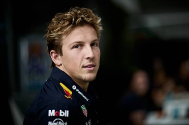 Melbourne, Avustralya. 14-16 Mart 2025, Albert Park Pisti. F1 Dünya Şampiyonası 2025. Avustralya Grand Prix 'si. # 30 Liam LAWSON, NZL, Kahin Red Bull Yarışı.
