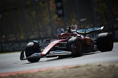 Melbourne, Avustralya. 14-16 Mart 2025, Albert Park Pisti. F1 Dünya Şampiyonası 2025. Avustralya Grand Prix 'si. #16 Charles LECLERC, MCO, Scuderia Ferrari HP.