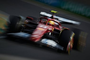 Melbourne, Avustralya. 14-16 Mart 2025, Albert Park Pisti. F1 Dünya Şampiyonası 2025. Avustralya Grand Prix 'si. #44 Lewis HAMILTON, GBR, Scuderia Ferrari HP.