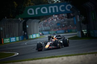 Melbourne, Avustralya. 14-16 Mart 2025, Albert Park Pisti. F1 Dünya Şampiyonası 2025. Avustralya Grand Prix 'si. # 30 Liam LAWSON, NZL, Kahin Red Bull Yarışı.