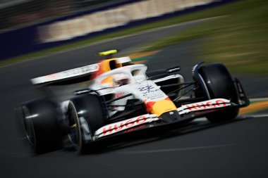 Melbourne, Avustralya. 14-16 Mart 2025, Albert Park Pisti. F1 Dünya Şampiyonası 2025. Avustralya Grand Prix 'si. # 22 Yuki TSUNODA, JPN, Visa Cash App Racing Bulls F1 Takımı.