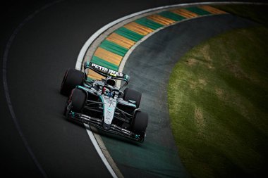 Melbourne, Avustralya. 14-16 Mart 2025, Albert Park Pisti. F1 Dünya Şampiyonası 2025. Avustralya Grand Prix 'si. # 12 Andrea Kimi ANTONELLI, ITA, Mercedes-AMG Petronas F1 Ekibi.