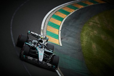 Melbourne, Avustralya. 14-16 Mart 2025, Albert Park Pisti. F1 Dünya Şampiyonası 2025. Avustralya Grand Prix 'si. # 12 Andrea Kimi ANTONELLI, ITA, Mercedes-AMG Petronas F1 Ekibi.