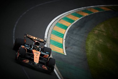 Melbourne, Avustralya. 14-16 Mart 2025, Albert Park Pisti. F1 Dünya Şampiyonası 2025. Avustralya Grand Prix 'si. # 81, Oscar PIASTRI, AUS, Mclaren Formula 1 Takımı.