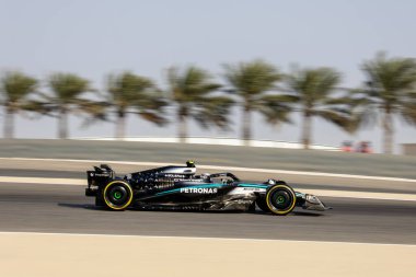 Sakhir, Bahreyn. 10-13 Nisan 2025. F1 Dünya Şampiyonası. Bahreyn Grand Prix. # 12 Andre Kimi ANTONELI, Mercedes.