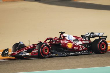 Sakhir, Bahreyn. 10-13 Nisan 2025. F1 Dünya Şampiyonası. Bahreyn Grand Prix. #16 Charles LECLERC, MCO, Scuderia Ferrari HP, Ferrari SF-25.