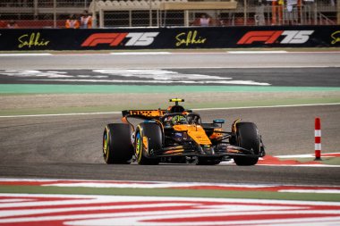 Sakhir, Bahreyn. 10-13 Nisan 2025. F1 Dünya Şampiyonası. Bahreyn Grand Prix. Yarış. # 4 Lando NORRIS, GBR, Mclaren Formula 1 Ekibi.