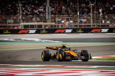 Sakhir, Bahreyn. 10-13 Nisan 2025. F1 Dünya Şampiyonası. Bahreyn Grand Prix. Yarış. # 4 Lando NORRIS, GBR, Mclaren Formula 1 Ekibi.