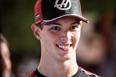 Sakhir, Bahreyn. 10-13 Nisan 2025. F1 Dünya Şampiyonası. Bahreyn Grand Prix. Oliver BEARMAN, Haas.