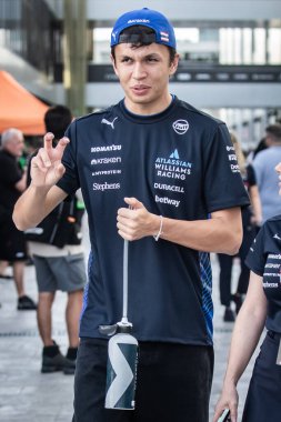 Jeddah, Suudi Arabistan. 17-20 Nisan 2025. Jeddah Corniche Pisti. Formula 1 STC Suudi Arabistan Grand Prix. Alexander ALBON, Williams.