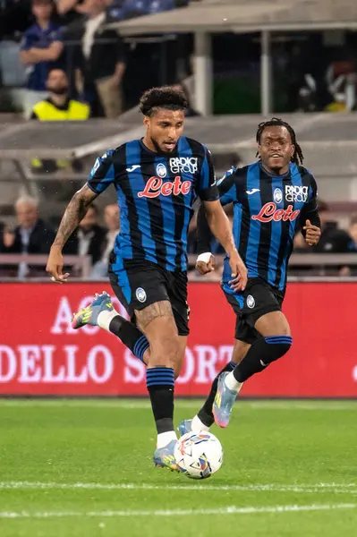 Bergamo, İtalya, 12 Mayıs 2025. Gewiss Stadyumu. İtalyan Serisi A Futbol Şampiyonası. Atalanta Roma 'ya karşı. Ederson, Atalanta.