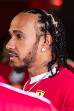 Monte Carlo, Monako Prensliği. 22-25 Mayıs 2025. Monako Grand Prix, F1 Dünya Şampiyonası. Lewis Hamilton, Ferrari.