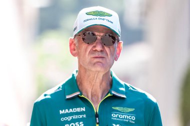 Monte Carlo, Monako Prensliği. 22-25 Mayıs 2025. Monako Grand Prix, F1 Dünya Şampiyonası. Adrian Newey, Teknik Direktör Aston Martin.