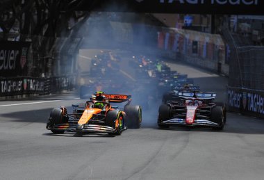 Monte Carlo, Monako Prensliği. 22-25 Mayıs 2025. Monako Grand Prix, F1 Dünya Şampiyonası. Yarış Başlat.