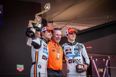 Monte Carlo, Monako Prensliği. 22-25 Mayıs 2025. Monako Grand Prix, F1 Dünya Şampiyonası. Lando Norris, Mclaren, yarışı kazandı..