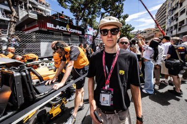 Monte Carlo, Monako Prensliği. 22-25 Mayıs 2025. Monako Grand Prix, F1 Dünya Şampiyonası. Tadej Pogacar, bisikletçi, dünya şampiyonu ve Giro ve Tur şampiyonu..