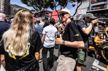 Monte Carlo, Monako Prensliği. 22-25 Mayıs 2025. Monako Grand Prix, F1 Dünya Şampiyonası. Tadej Pogacar, bisikletçi, dünya şampiyonu ve Giro ve Tur şampiyonu..