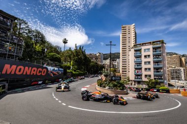 Monte Carlo, Monako Prensliği. 22-25 Mayıs 2025. Monako Grand Prix, F1 Dünya Şampiyonası. Yarış Başlat.