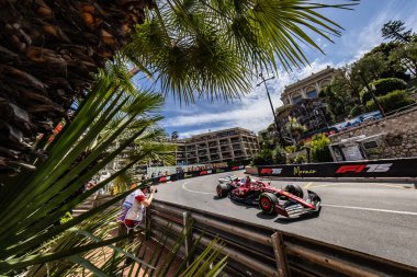 Monte Carlo, Monako Prensliği. 22-25 Mayıs 2025. Monako Grand Prix, F1 Dünya Şampiyonası. Charles Leclerc, Ferrari, ikinci..