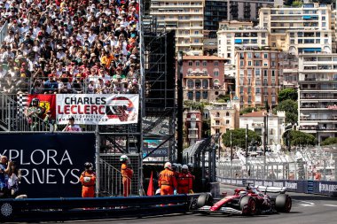 Monte Carlo, Monako Prensliği. 22-25 Mayıs 2025. Monako Grand Prix, F1 Dünya Şampiyonası. Charles Leclerc, Ferrari.