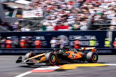 Monte Carlo, Monako Prensliği. 22-25 Mayıs 2025. Monako Grand Prix, F1 Dünya Şampiyonası. Oscar Piastri, Mclaren.