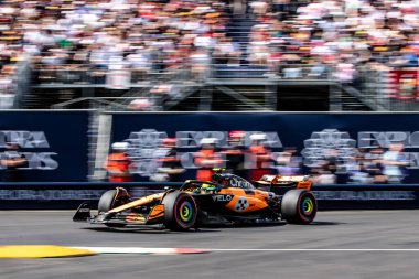 Monte Carlo, Monako Prensliği. 22-25 Mayıs 2025. Monako Grand Prix, F1 Dünya Şampiyonası. Lando Norris, Mclaren, Polonyalı.