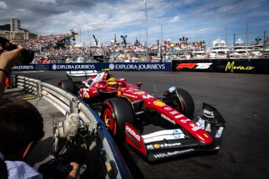 Monte Carlo, Monako Prensliği. 22-25 Mayıs 2025. Monako Grand Prix, F1 Dünya Şampiyonası. Lewis Hamilton, Ferrari.