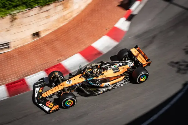 Monte Carlo, Monako Prensliği. 22-25 Mayıs 2025. Monako Grand Prix, F1 Dünya Şampiyonası. Oscar Piastri, Mclaren, üçüncü sırada..