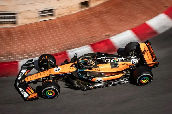 Monte Carlo, Monako Prensliği. 22-25 Mayıs 2025. Monako Grand Prix, F1 Dünya Şampiyonası. Oscar Piastri, Mclaren, üçüncü sırada..